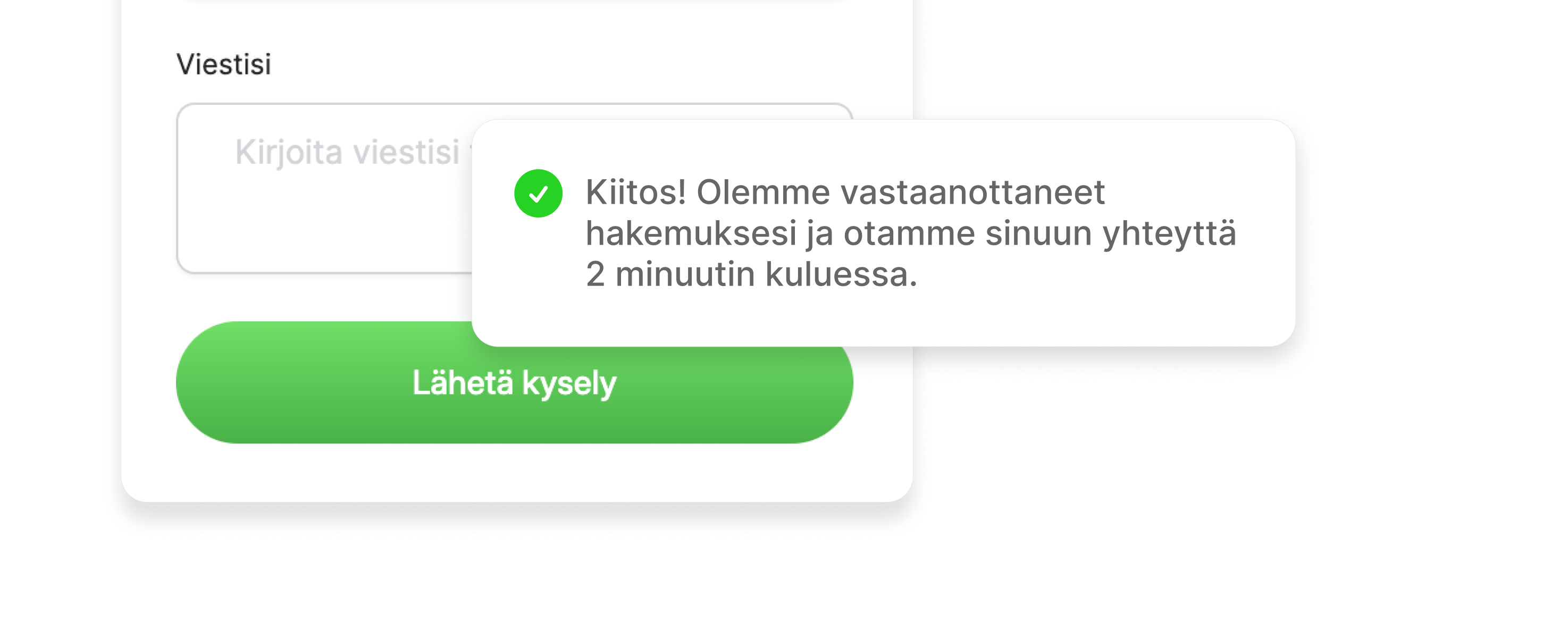 Liidi täyttää lomakkeen
