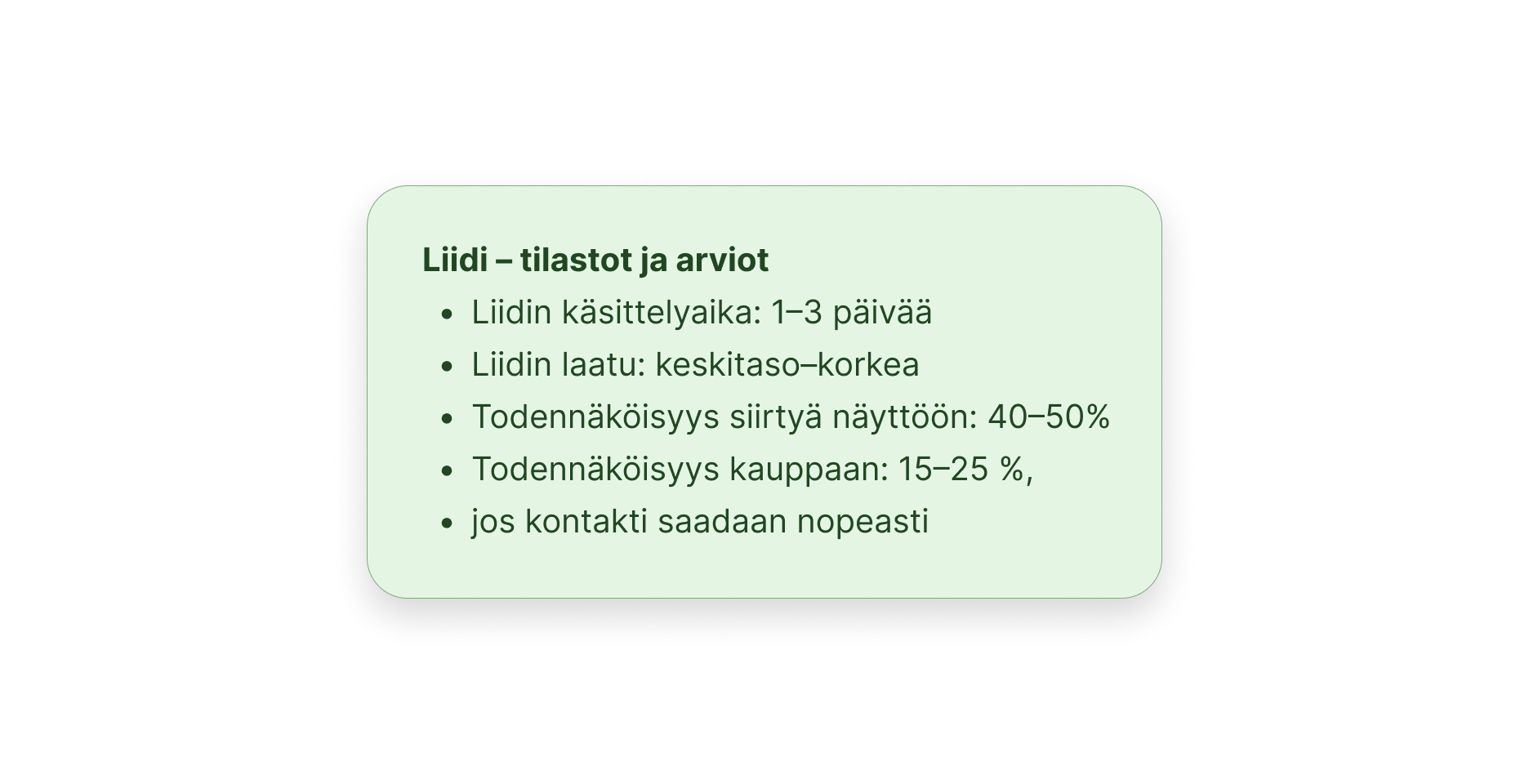 Näkee tiedot ja tietopankin